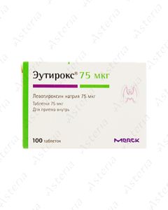 Эутирокс (75мкг таб х100)