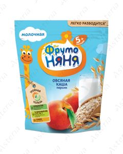 Фруто Няня Каша молочная Овсяная с Персиком 200г