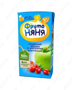 Сок Фруто Няня яблочный шиповник 200мл
