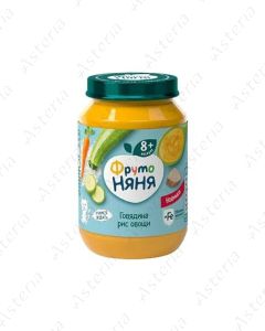 Фруто Няня Пюре Говядина, Рис, Овощи 190г