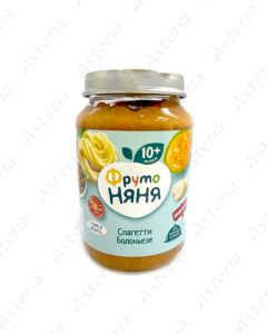 Пюре Фруто Няня Спагетти Болоньезе 190г