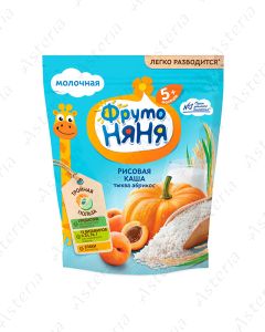 Фруто Няня Каша молочная Рисовая Тыква, Абрикос200г