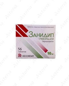 Занидиптаб. 10мгN56