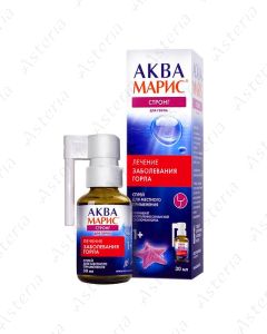 Aqua Maris Strong throat spray from 1 year to 30 ml