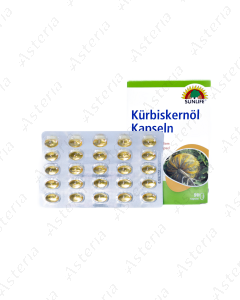 Sunlife pumpkin seed oil vitamin E caps N50