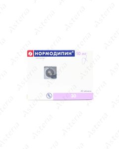 Normodipine tablets 10mg N30