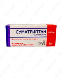 Sumatriptan tab. 100mg N4