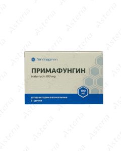Primafungin vaginal supp 100mg N3