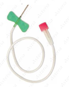 Catheter butterfly 21G green