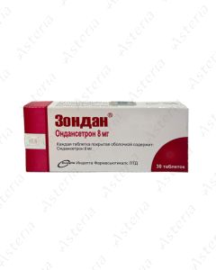 Zondan tab 8mg N30