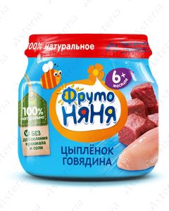 Ֆրուտո նյանյա խյուս տավար թռչնամիս 80գ