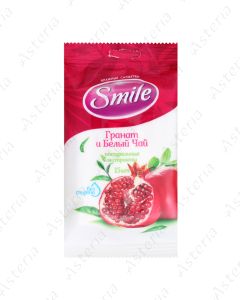 Smile խոնավ անձեռոցիկ նուռ սպիտակ թեյ N15