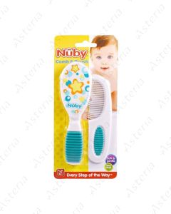 Nuby մանկական սանր խոզանակ կապույտ 3M+