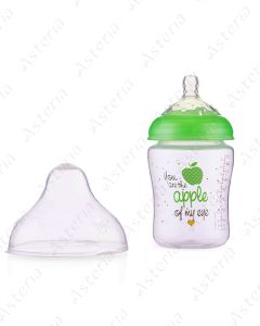 Nuby կերակրաշիշ Little moments apple 0M+ 180մլ	