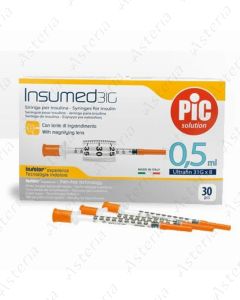 Pic Solution Ինսուլինային ներարկիչ 0,5մլ 30GX8mm N30